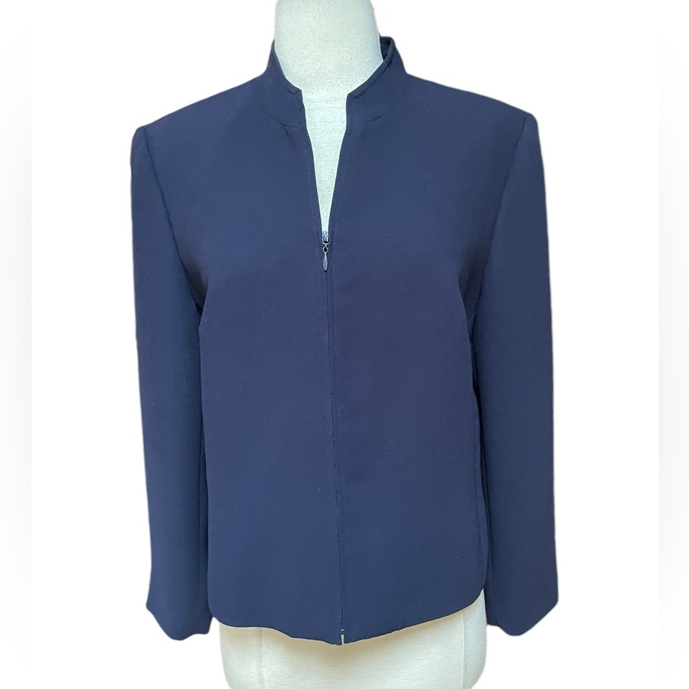 1990s Pendleton Navy Zip Blazer